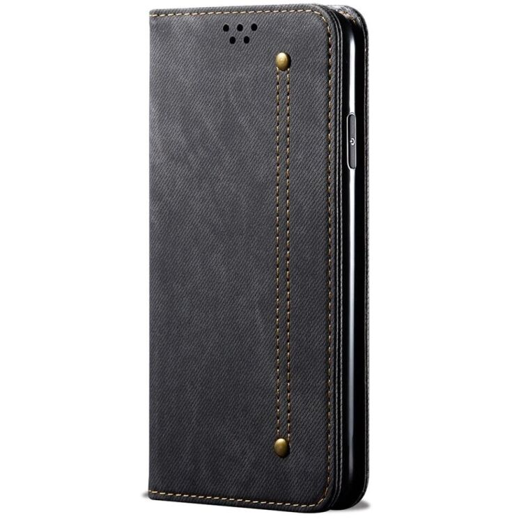 Чехол-книжка UniCase Jeans Wallet для Realme C63 / C61 / Note 60x - Black: фото 5 из 6