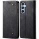 Чохол-книжка UniCase Jeans Wallet для Samsung Galaxy M34 (M346) - Black (336123B). Фото 1 з 6