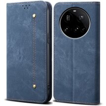 Чехол-книжка UniCase Jeans Wallet для Xiaomi 15 Ultra - Blue: фото 1 из 6