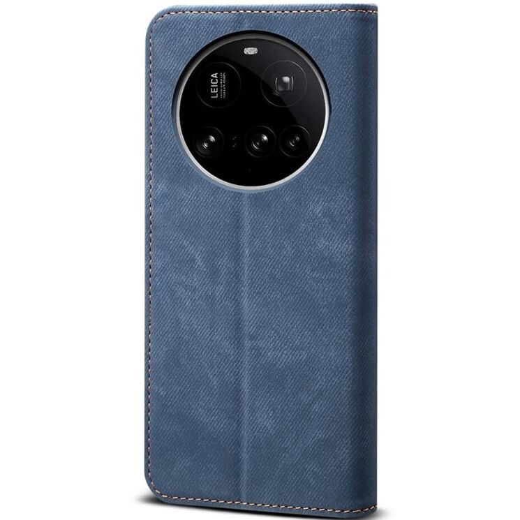 Чехол-книжка UniCase Jeans Wallet для Xiaomi 15 Ultra - Blue: фото 6 из 6