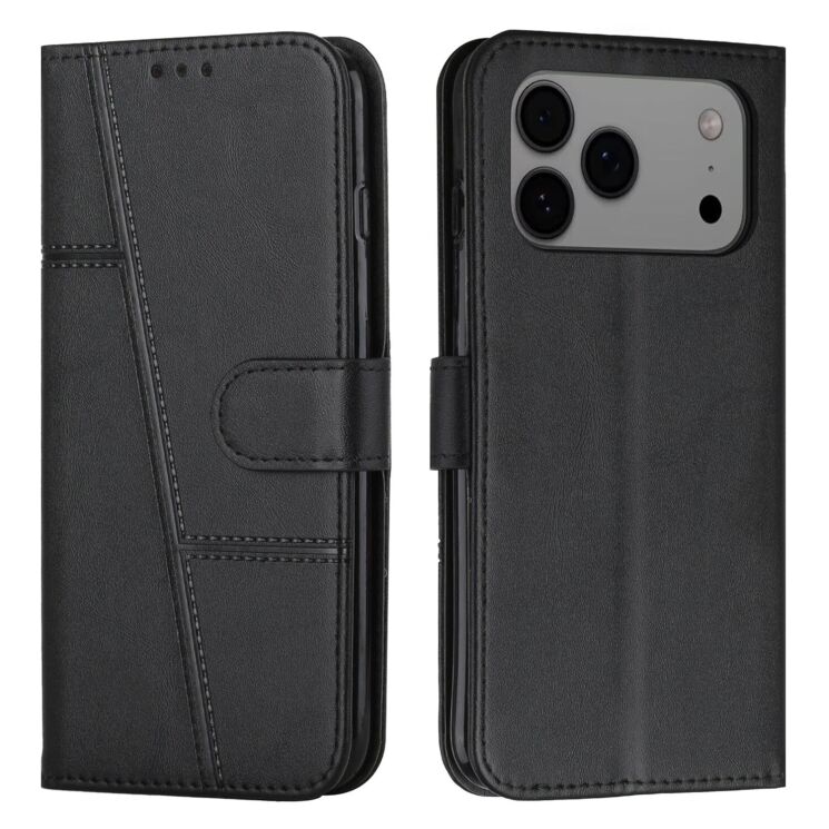Чохол-книжка UniCase Jet Cover для Apple iPhone 17 Pro Max - Black: фото 1 з 11