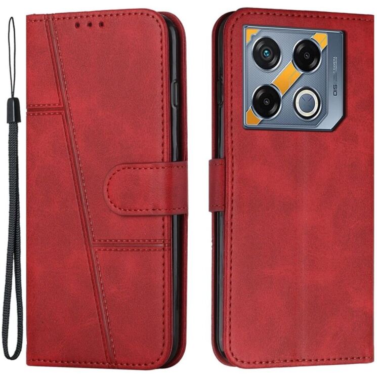 Чехол-книжка UniCase Jet Cover для Infinix GT 20 Pro - Red: фото 1 из 10