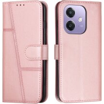 Чехол-книжка UniCase Jet Cover для OPPO A3x / A3 / A40m - Rose Gold: фото 1 из 10