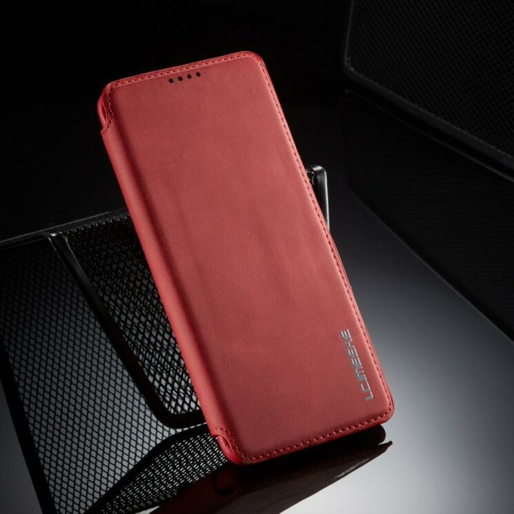 Чехол LC.IMEEKE Retro Style для Samsung Galaxy A51 (А515) - Red: фото 10 из 17