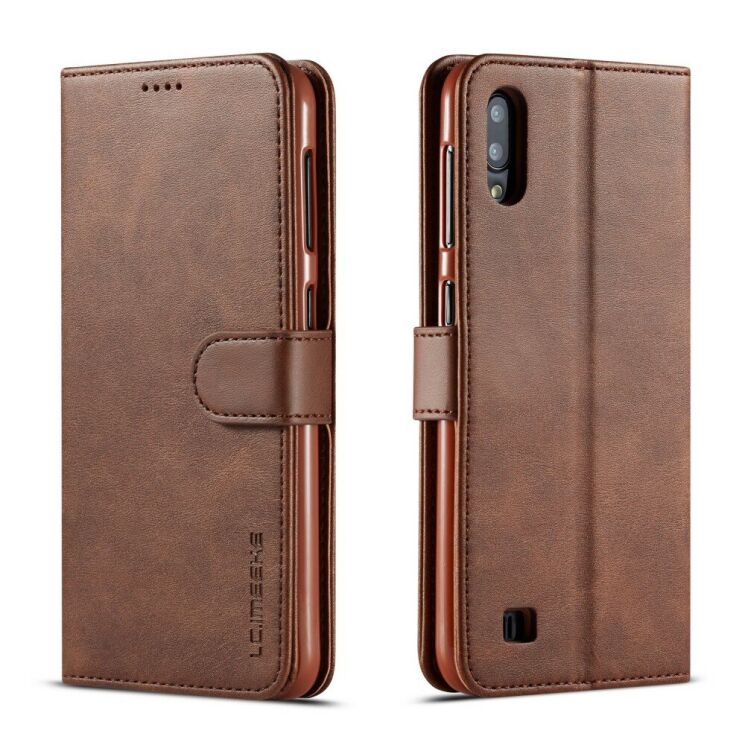 Чехол LC.IMEEKE Wallet Case для Samsung Galaxy M10 (M105) - Coffee: фото 1 из 12