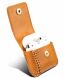 Чехол PEELCAS Leather Protective Case для Apple AirPods 1 / 2 / AirPods - Yellow (247311Y). Фото 3 из 8
