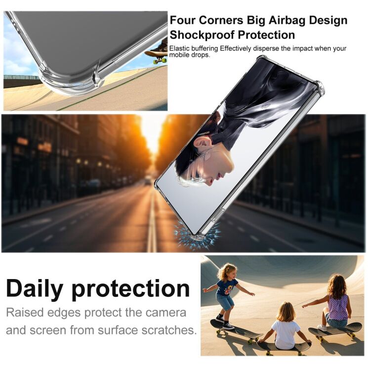 Чехол с усиленными углами IMAK Airbag MAX Case для ZTE Nubia Red Magic 11 Air - Transparent (423103T) Чехол с усиленными углами IMAK Airbag MAX Case для ZTE Nubia Red Magic 11 Air - Transparent: фото 5 из 8
