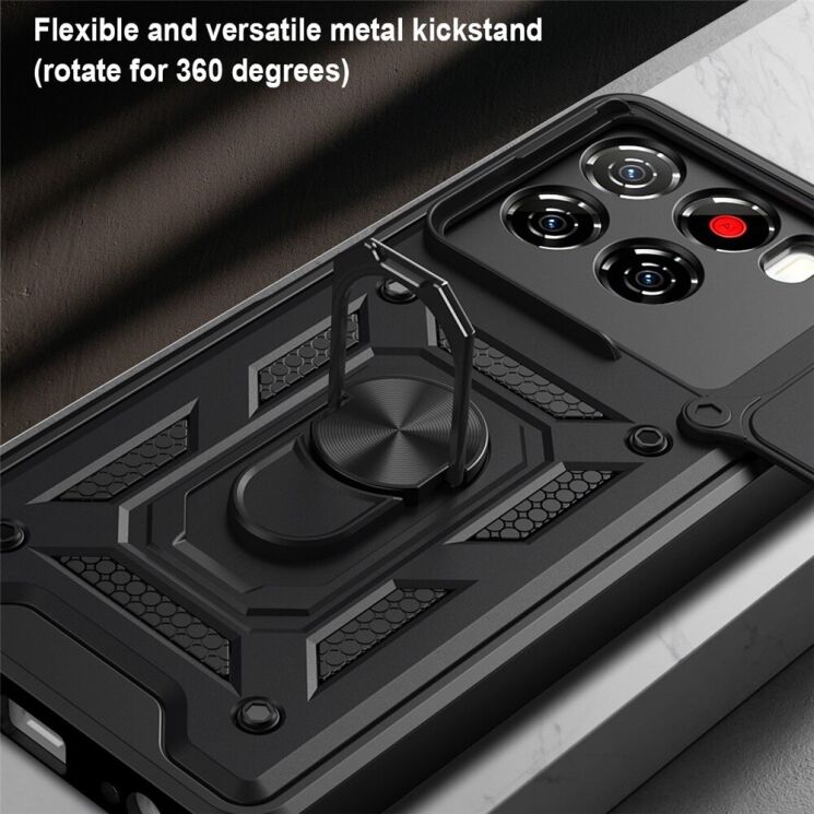 Чохол із захистом камери Deexe Armor Shield для ZTE Blade A56 - Silver (391119S) Чохол із захистом камери Deexe Armor Shield для ZTE Blade A56 - Silver: фото 7 з 10