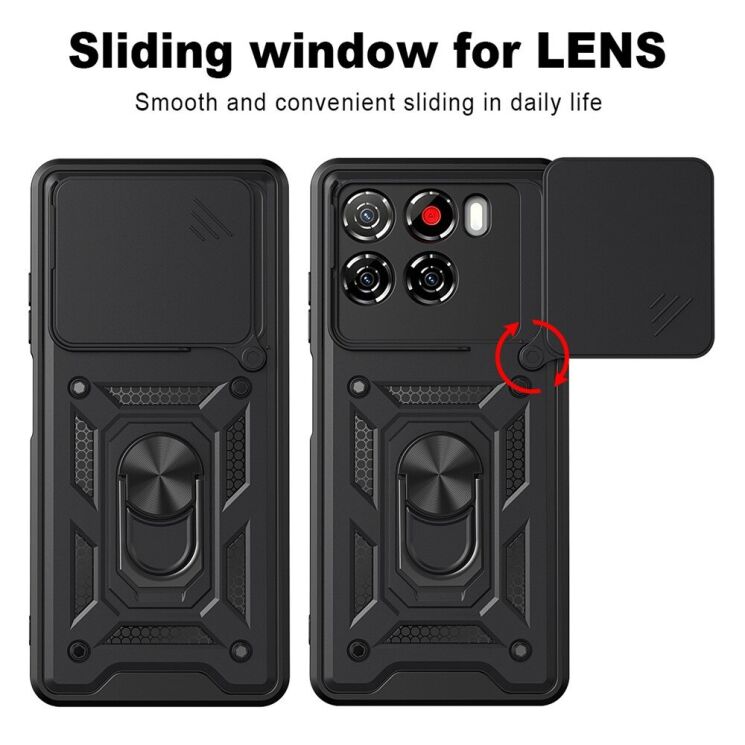 Чохол із захистом камери Deexe Armor Shield для ZTE Blade A56 - Silver (391119S) Чохол із захистом камери Deexe Armor Shield для ZTE Blade A56 - Silver: фото 9 з 10