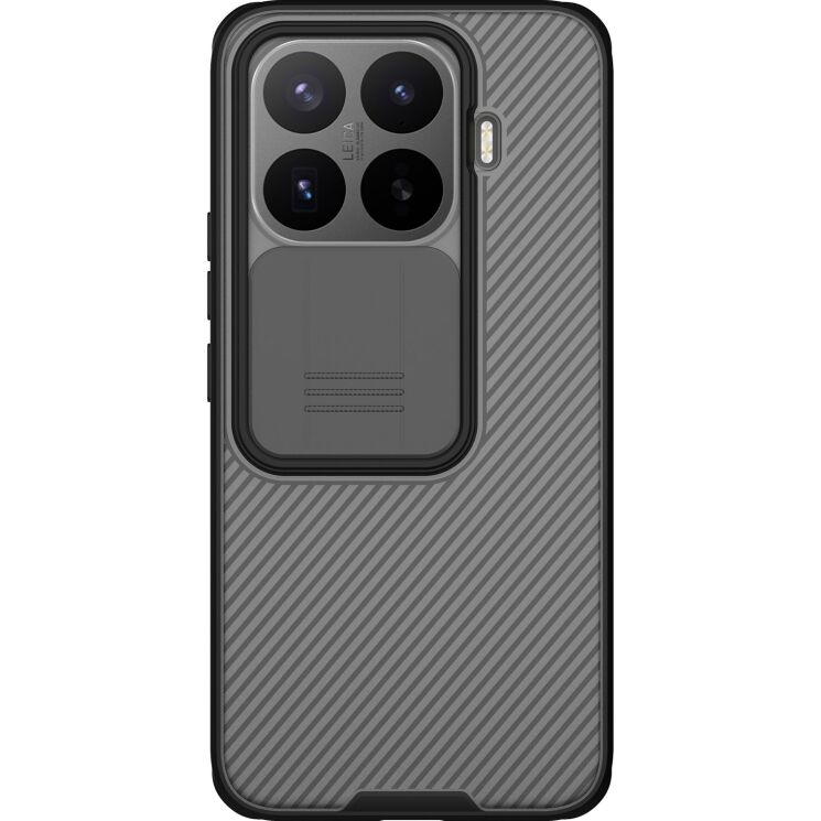 Чехол со шторкой для камеры NILLKIN CamShield Pro для Xiaomi 17T Pro - Transparent Black: фото 1 из 16