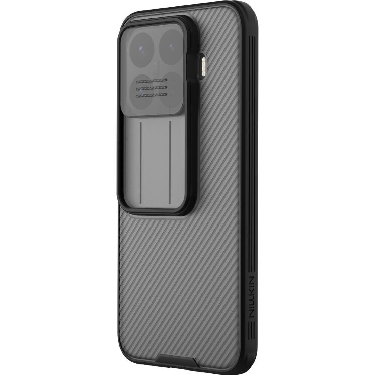 Чехол со шторкой для камеры NILLKIN CamShield Pro для Xiaomi 17T Pro - Transparent Black: фото 2 из 16
