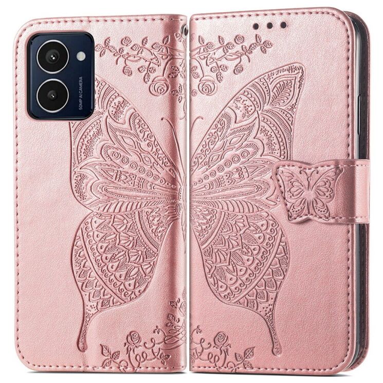 Чехол UniCase Butterfly Pattern для HMD Pulse Pro - Rose Gold: фото 1 из 5