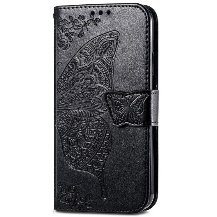 Чехол UniCase Butterfly Pattern для Motorola Moto G75 - Black: фото 5 из 10