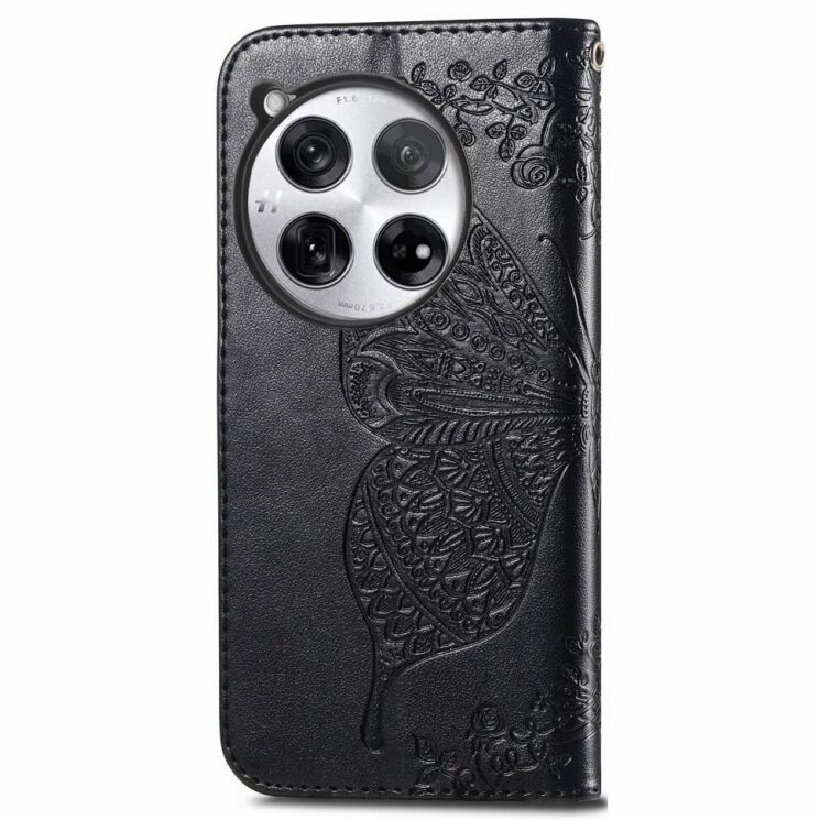 Чехол UniCase Butterfly Pattern для OnePlus 12 - Black: фото 5 из 8