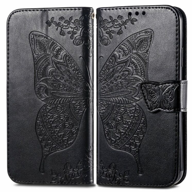 Чехол UniCase Butterfly Pattern для OnePlus 12 - Black: фото 1 из 8