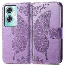 Чехол UniCase Butterfly Pattern для OnePlus Nord N30 SE - Light Purple: фото 1 из 8
