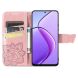 Чехол UniCase Butterfly Pattern для Realme 12 5G - Rose Gold (355905RG). Фото 2 из 8