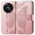 Чехол UniCase Butterfly Pattern для Realme 12 5G - Rose Gold: фото 1 из 8