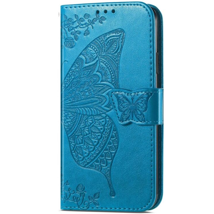 Чехол UniCase Butterfly Pattern для Realme C63 / C61 / Note 60x - Blue: фото 5 из 9