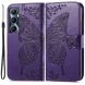 Чохол UniCase Butterfly Pattern для Realme C65 - Dark Purple (353931DV). Фото 1 з 8