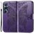 Чехол UniCase Butterfly Pattern для Realme C65 - Dark Purple: фото 1 из 8