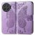 Чехол UniCase Butterfly Pattern для TECNO Spark 20 Pro+ - Light Purple: фото 1 из 8