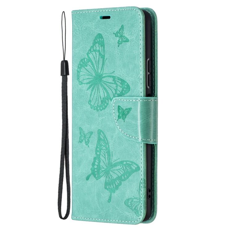 Чехол UniCase Butterfly Pattern для Xiaomi Redmi Note 10 Pro - Green: фото 3 из 9