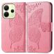 Чехол UniCase Butterfly Pattern для Xiaomi Redmi Note 14 4G - Pink (373474P). Фото 2 из 12