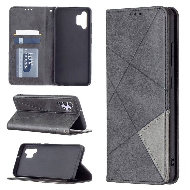 Чехол UniCase Geometric Pattern для Samsung Galaxy A32 (А325) - Black: фото 1 из 11