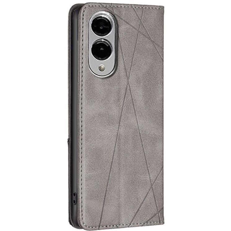 Чехол UniCase Geometric Pattern для Samsung Galaxy S25 Edge (S937) - Grey: фото 3 из 11