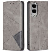 Чехол UniCase Geometric Pattern для Samsung Galaxy S25 Edge (S937) - Grey: фото 1 из 11