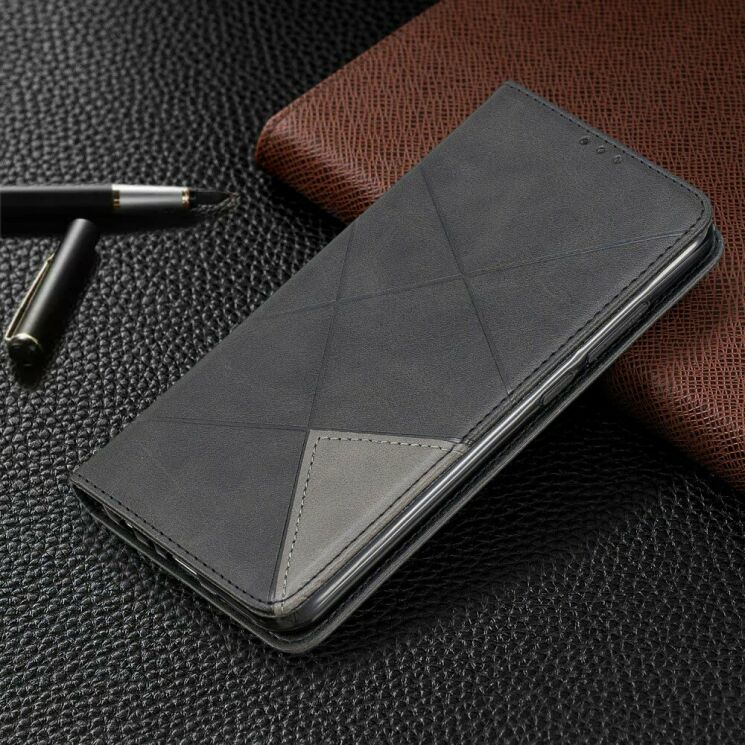 Чехол UniCase Geometric Pattern для Xiaomi Redmi Note 8 / Note 8 (2021) - Black: фото 8 из 9