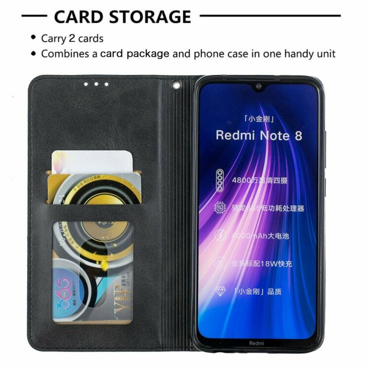 Чехол UniCase Geometric Pattern для Xiaomi Redmi Note 8 / Note 8 (2021) - Black: фото 7 из 9