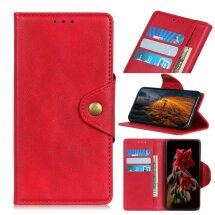 Чехол UniCase Vintage Wallet для Xiaomi Mi Note 10 Lite - Red: фото 1 из 12
