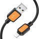 Кабель Hoco X108 Benefit USB to Lightning (2.4A, 1m) - Black (896298B). Фото 2 из 5