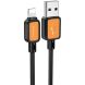 Кабель Hoco X108 Benefit USB to Lightning (2.4A, 1m) - Black (896298B). Фото 1 из 5