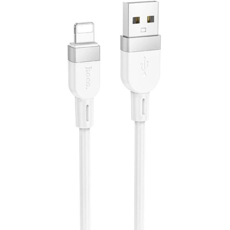 Кабель Hoco X109 USB to Lightning (2.4A, 1m) - White: фото 1 з 6
