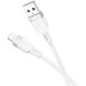 Кабель Hoco X109 USB to Lightning (2.4A, 1m) - White (896462W). Фото 3 з 6