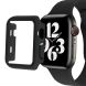 Комплект (чохол і ремінець) Deexe Silicone Set для Apple Watch 45 mm (7 / 8 / 9 Series) - Black (286404B). Фото 1 з 7