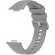 Комплект (чехол и ремешок) Deexe Silicone Set для Huawei Watch Fit 3 - Grey (357102H). Фото 4 из 9