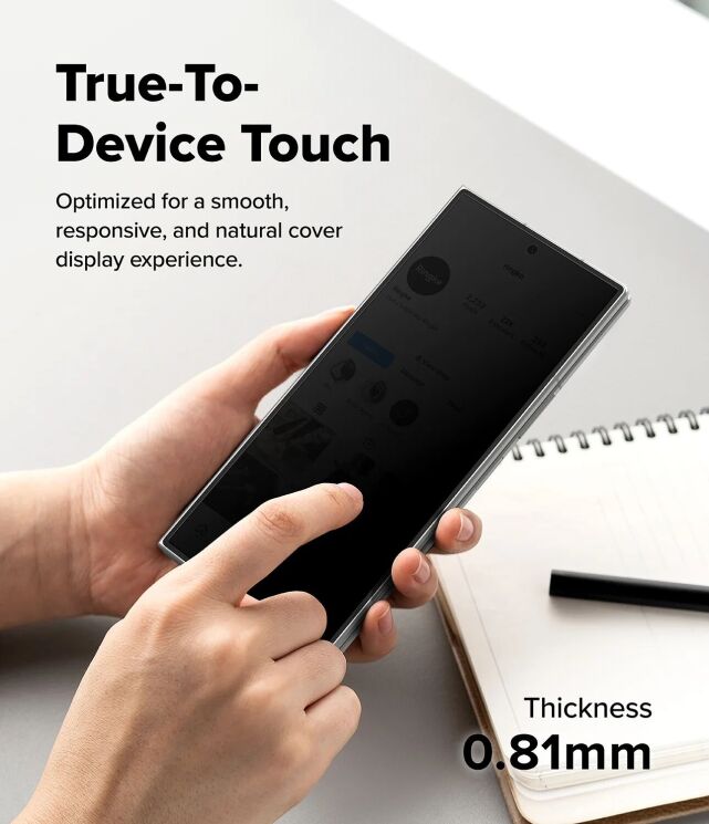 Комплект защитных стекол (2шт) Ringke Easy Slide 360 Privacy для Samsung Galaxy Fold 8 Ultra (8800328819993) (424102) Комплект защитных стекол (2шт) Ringke Easy Slide 360 Privacy для Samsung Galaxy Fold 8 Ultra (8800328819993): фото 14 из 23