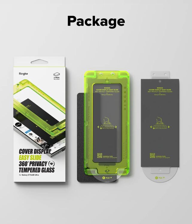 Комплект защитных стекол (2шт) Ringke Easy Slide 360 Privacy для Samsung Galaxy Fold 8 Ultra (8800328819993) (424102) Комплект защитных стекол (2шт) Ringke Easy Slide 360 Privacy для Samsung Galaxy Fold 8 Ultra (8800328819993): фото 22 из 23