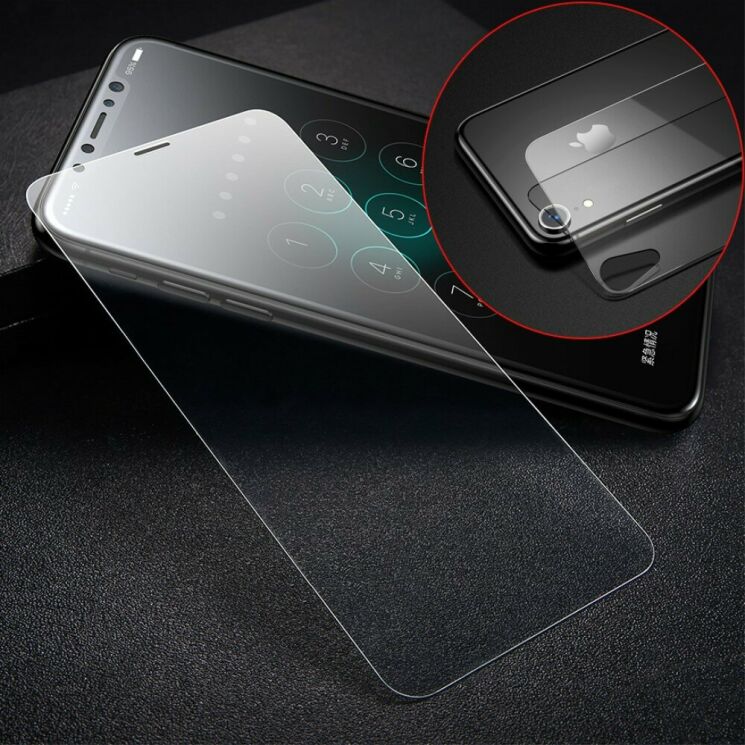 Комплект захисних стекол BASEUS 0.3mm Full Coverage для Apple iPhone XR: фото 2 з 26
