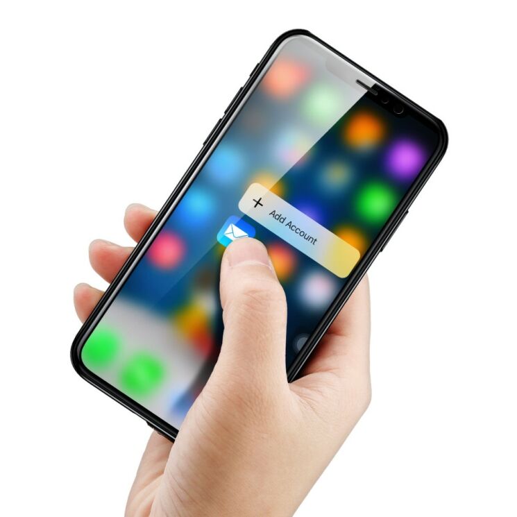 Комплект защитных стекол BASEUS 3D Full Coverage 0.3mm для Apple iPhone XS: фото 8 из 25