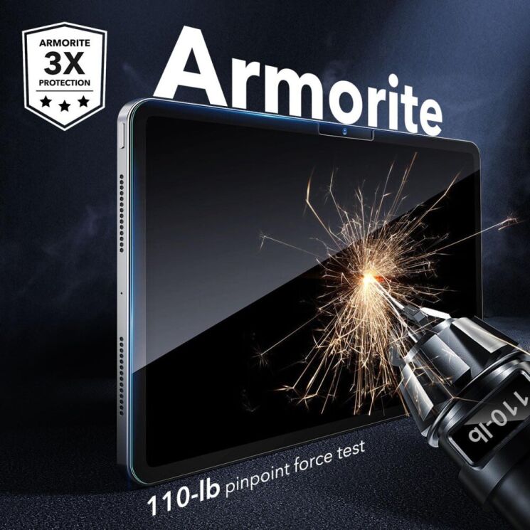 Комплект защитных стекол ESR Armorite Screen Protector для Apple iPad Pro 13 (2024): фото 4 из 9