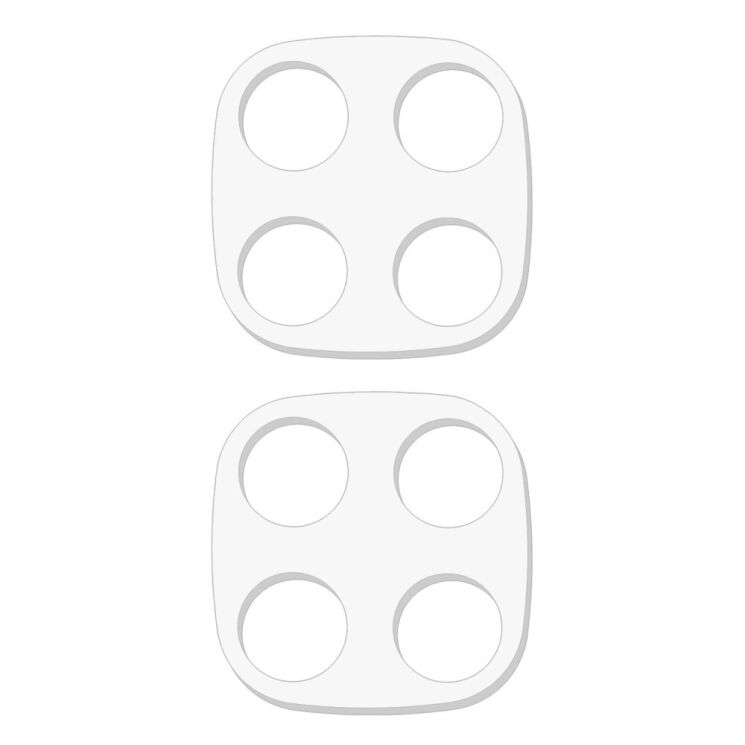 Комплект защитных стекол на заднюю камеру Deexe Camera Lens Protector для Xiaomi Redmi Note 14 Pro 5G: фото 2 из 5
