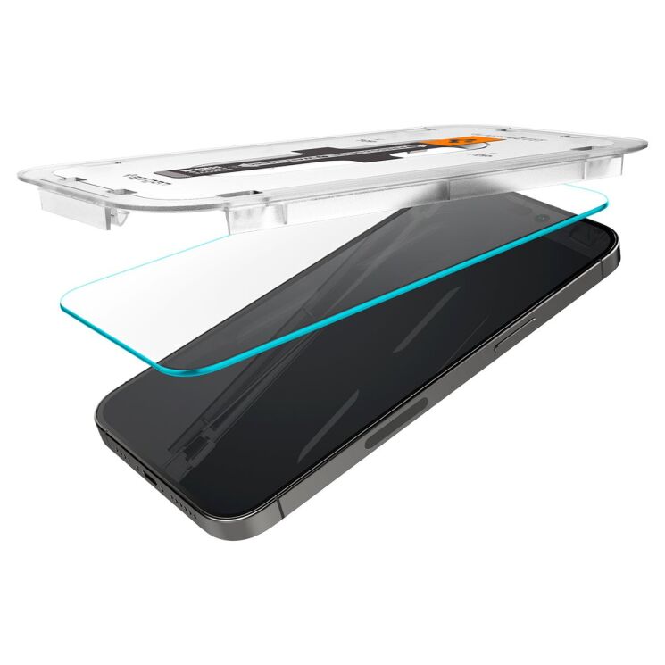 Комплект защитных стекол Spigen (SGP) GLAS.tR EZ Fit Sensor Protected для Apple iPhone 14 Pro: фото 3 из 12