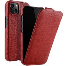 Кожаный чехол MELKCO Jacka Type для Apple iPhone 14 Plus - Red: фото 1 из 5