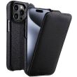 Шкіряний чохол MELKCO Jacka Type для Apple iPhone 15 Pro - Black (339547B)