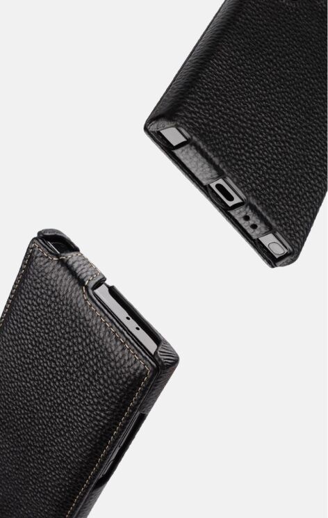 Кожаный чехол MELKCO Jacka Type для Samsung Galaxy S25 Ultra (S938) - Black: фото 8 из 10
